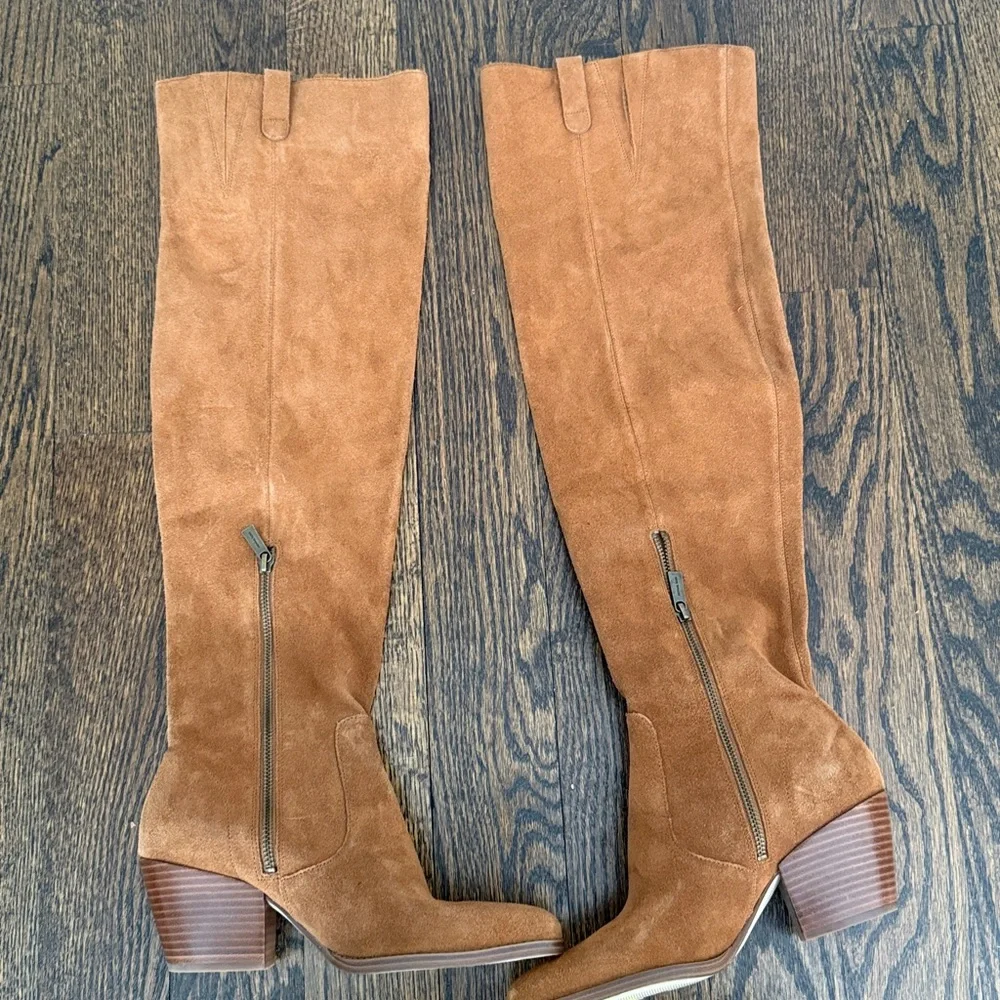 Michael Kors Harlow Over The Knee Boots Womens 7.5 Suede